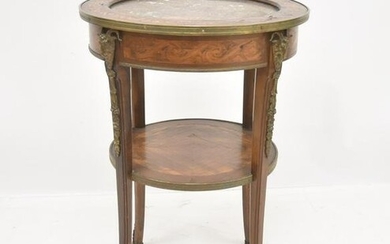 FRENCH BRONZE MOUNTED TABLE