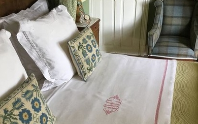 FRENCH VICTORIAN BED LINEN - Cotton - Early 20th century