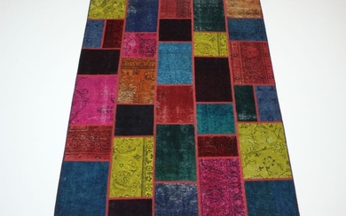 Feiner Patchwork Perser Jean Wash Unikat - Carpet - 2.4 cm - 1.76 cm
