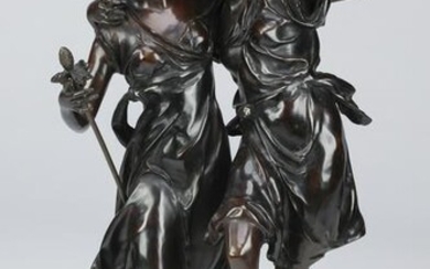 Fernando de Luca (Italian) signed bronze sculpture