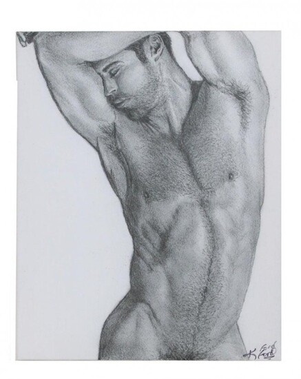 Figurative GiclÃ©e of Male Nude by Kevin Ford