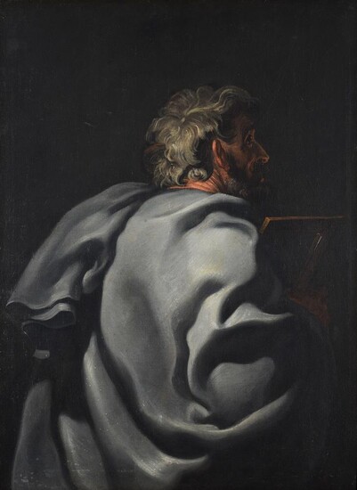 Follower of Anthony Van Dyck, Saint Thomas holding a carpenter's square