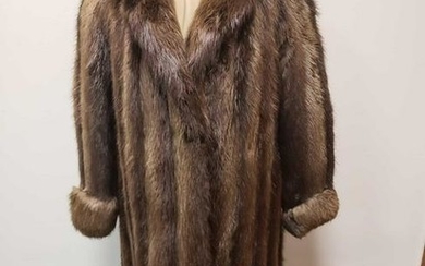Fourrures Arsenault Nutria Fur Coat