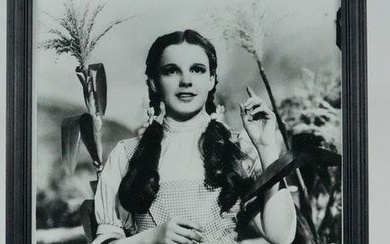 Framed Portrait of Judy Garland, Wizard of Oz