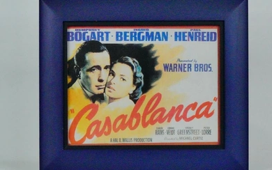 Framed Print of Casablanca Poster