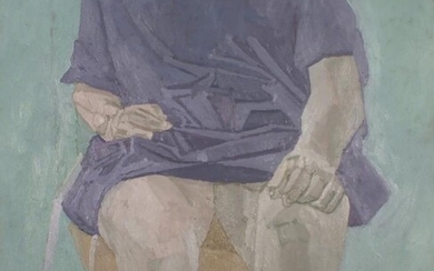 Francis HEWLETT (British 1930-2021) Knees, Oil on canvas, Titled...