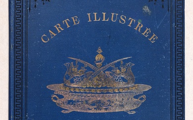 GARLIN, Gustave Carte illustrée à l'usage de MM. les restaurateurs, Maîtres d'hôtels, Établissements comestibles, pâtissiers,...