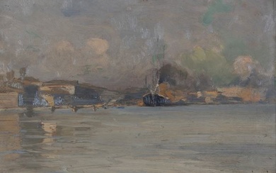 GUGLIELMO CIARDI (Venezia, 1842 - 1917), Giudecca Canal