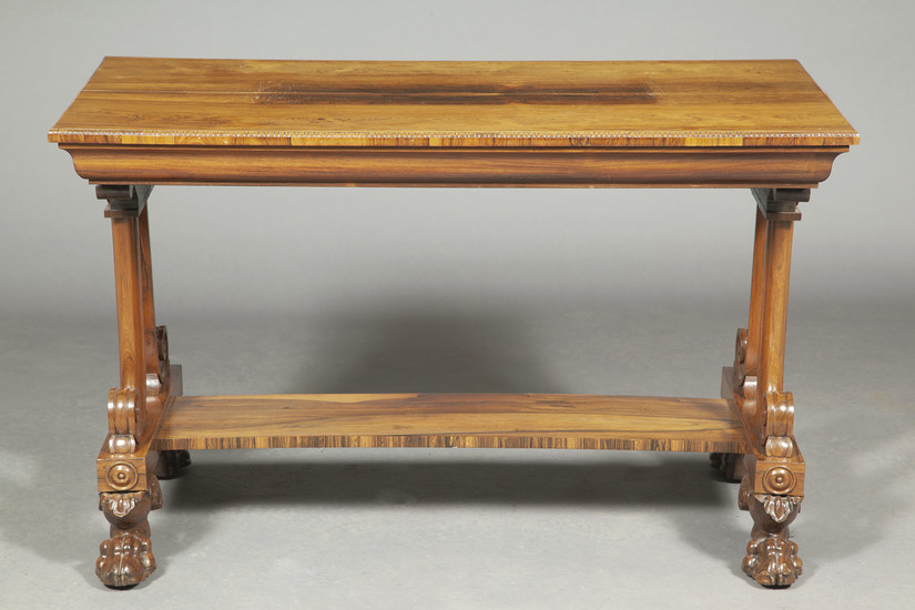George IV Rosewood Center Table by T. & G. Seddon