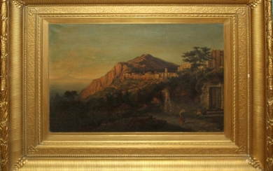 George Loring Brown (AM 1814-1885) Sunrise Capri