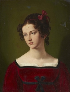 German School, first half 19th century, Portrait of a Young Lady
