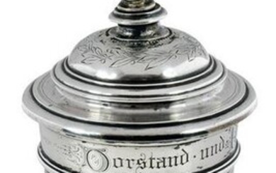 German Silver Covered Cup
