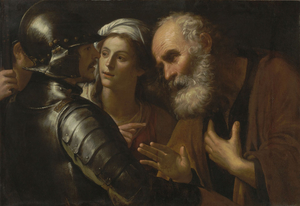 Giuseppe Vermiglio (Alessandria c. 1585-c. 1635 ?), The Denial of Saint Peter