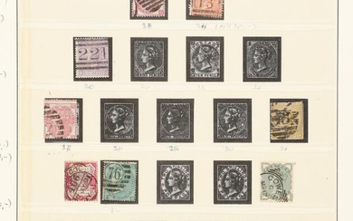 Great Britain. 1841–2000. Interesting mixed lot with some collections and stamps on...