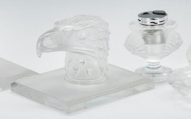 Group of Lalique Glass, 6 pcs. incl. Smoke Set