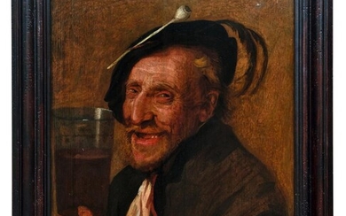 Hals, Harmen Fransz.: Trinkender Alter mit Pfeife an seiner Kappe