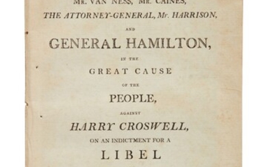 [Hamilton, Alexander] | A landmark case in the history of the First Amendment