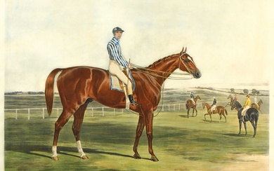 Harry HALL (1814-1882) d'après. "Stockwell" Gravure en couleur par J.HARRIS (Cadre) 55 x 70 cm...