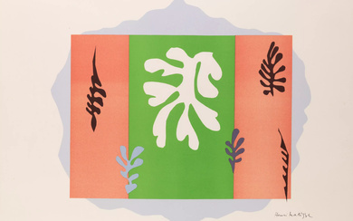 Henri Matisse, French 1869-1954- The Dancer, 1949; lithograph in colours...