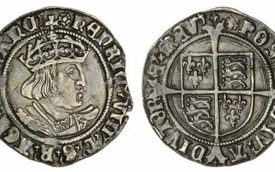 Henry VIII (1509-1547), Second Coinage, Groat, 1526-1544, reads FRANC'