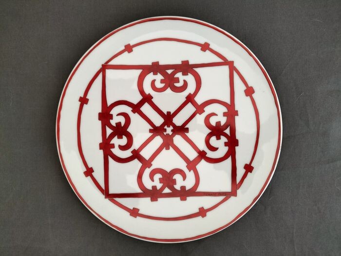 Hermes "Balcon du Guadalquivir" - serving plate - Porcelain