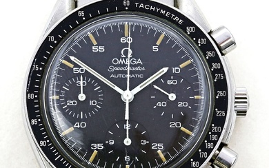 Herrenarmbandchronograph "Speedmaster reduced", Omega.