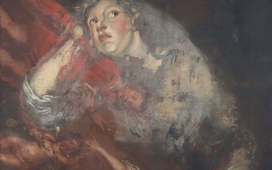 Huile sur toile 17ème école de Rubens