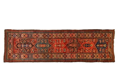 Indo Persian Serab Oriental Hall Runner Rug Carpet