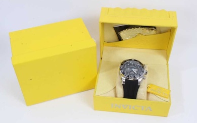 Invicta stainless steel Chronograph wristwatch, model no 26314, boxed