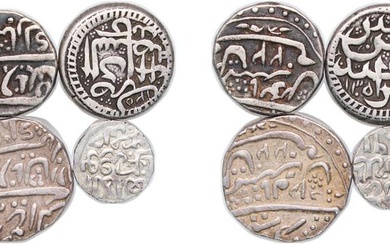 Islamic states 18th-19th Century Coinage (4 Lots) Silver VF -...