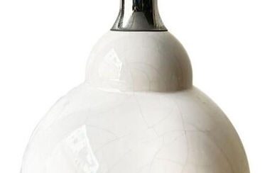 Italian Production, ceramic table lamp maiolicata of