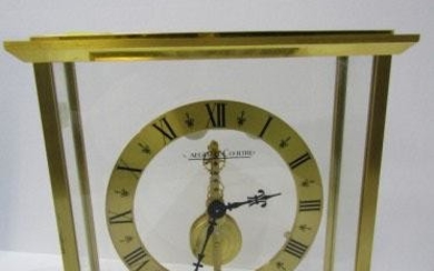 JAEGER-LE-COULTRE, "Geneve" mantel clock in original carrying case