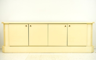 JEAN CLAUDE DRESSER IVORY LACQUER SIDEBOARD
