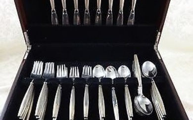 Jade by Contempra House Towle Sterling Silver Flatware Set 42 Pieces Modernism