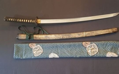 Japan - 19th century - Edo tardio (長 義) Autentic Samurai - Tachi i (太刀:たち) - Wakizashi Samurai sword tachi ( Munei) WW2 - Katana - Katana