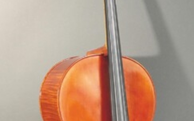 Josef Kantuscher Mittenwald 4/4 Cello + Otto Dürrscheidt Cello Bow