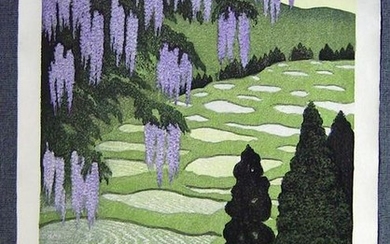 Kazuyuki Ohtsu (B - 1935): Wisterias In The Mountains