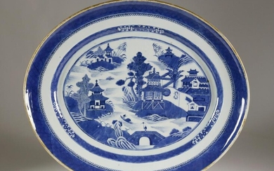 Large Nanking Platter, late 18th Century