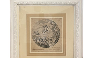 Le plafond de la Salle de la Reine, Charles Nicolas Cochin (1715 - 1790)