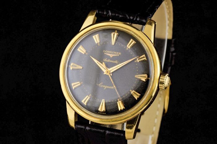 Longines - Vintage Conquest 18K Gold Automatic - "NO RESERVE PRICE" - 9001 20 - Men - 1950-1959