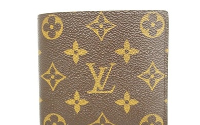Louis Vuitton Wallet Monogram Portefeuille Marco M61675 Brown Men's Women's
