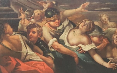 Luca Giordano (Napoli, 18 ottobre 1634 – Napoli, 12 gennaio 1705) Ambito di - Il ratto delle Sabine