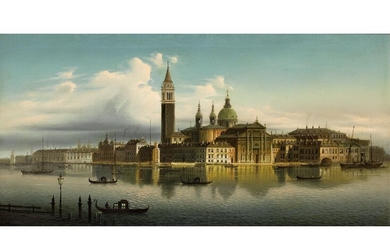 Maler des 19. Jahrhunderts, VENEDIG – VEDUTE VON SAN GIORGIO MAGGIORE