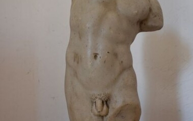 Manly torso with marble base