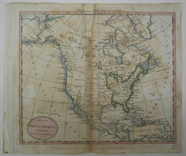 Map of North America Shewing All the New Discoveries.