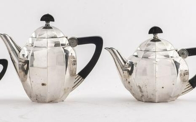 Maurice Dufrene French Art Deco Tea Set, 4
