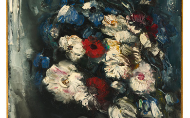 Maurice de VLAMINCK 1876 - 1958 Pivoines et fleurs du jardin