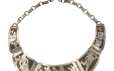 Mexican Sterling Silver Necklace by Farfan.