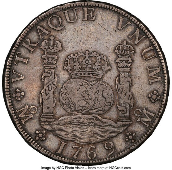 Mexico: , Charles III 8 Reales 1769 Mo-MF AU Details (Cleaned) NGC,...