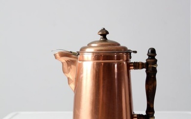 Mid Century Copper Coffee Server